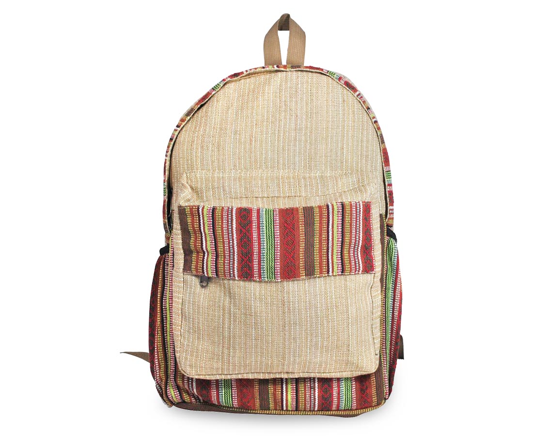 Core Hemp Multi Pocket Crossbody Bag Purse Made From Pure Hemp